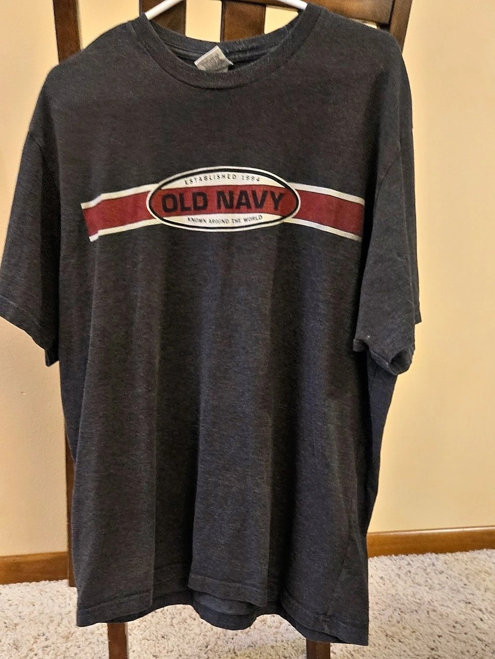 Old Navy Graphic Color Block Tee Size Large